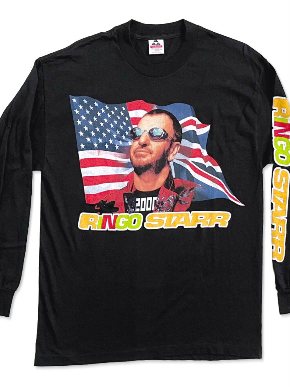 Vintage Ringo Starr Flags Portrait 2000 Long Sleeve